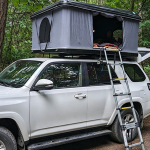Carpa de techo rígida de aluminio ligero de lujo para 4 personas, impermeable, para SUV, viajes al aire libre, camping. - Product Image 1