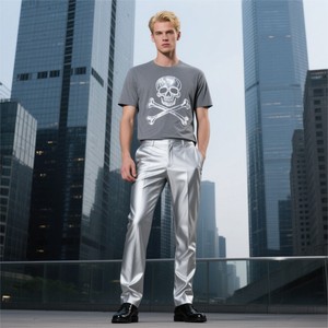 Camiseta Oversize de Hombre con Logo de Calavera, 100% Algodón Tejido Transpirable, Diseño Personalizado, Ecológica, Antiencogimiento, Venta al por Mayor - Product Image 2