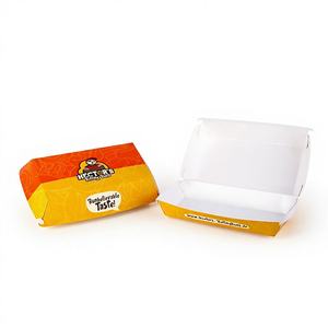 Caja para <span class=keywords><strong>Comida</strong></span> Caliente Personalizada para Restaurantes, Caja para Hot Dogs Biodegradable, Resistente al Aceite, Estilo Vintage, Ecológica, Creativa, a la Moda, para Empacar Alimentos - Product Image 3