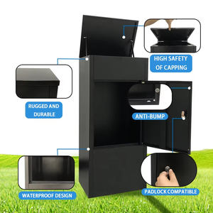 Buzón de Paquetería JH-Mech, Fácil de Usar, con Cerradura Integrada, Resistente a la Oxidación, Personalizable, Metálico, Grande, con Cerradura Inteligente / Buzón de Entrega de Paquetes - Product Image 3
