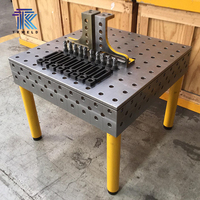 Table de soudage robotisée 3D 2D TKweld de haute qualité certifiée CE 4000*2000*200mm, flexible, avec nitruration, pour la construction de moteurs, directement de l'usine