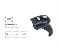 Fabricantes Blue-Tooth Wireless Handheld QR Code 1D 2D Barcode Inventario Logística Escáneres Pistola portátil COMS Machine Maket