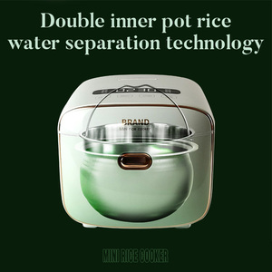 JOSOO-Mini olla de <span class=keywords><strong>arroz</strong></span> IH de <span class=keywords><strong>vapor</strong></span>, Cocina eléctrica, 2 ollas/doble olla, 110V/220V, 2L - Product Image 2