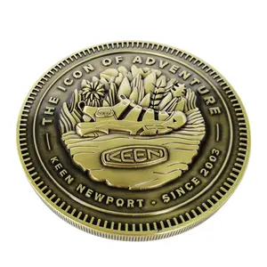 厂家直销廉价定制标志金属纪念品3d硬币纪念章