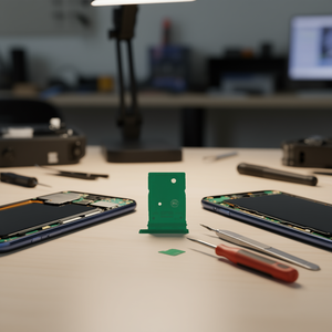 Bandeja SIM Verde para Samsung Galaxy A55 5G Smartphone - Product Image 3