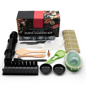 <span class=keywords><strong>Kit</strong></span> de fabrication de <span class=keywords><strong>sushi</strong></span> à domicile <span class=keywords><strong>pour</strong></span> débutants NEWELL avec tapis à rouler en bambou écologique et outils de découpe - Product Image 2