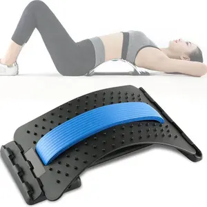 Chiropractor massager Pain Relief Sciatica Scoliosis Level Spine Correct Lumbar Back Stretcher Adjustable