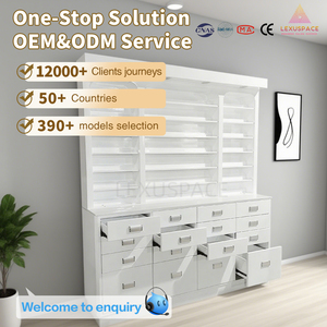 Étagère <span class=keywords><strong>de</strong></span> présentation <span class=keywords><strong>de</strong></span> produits cosmétiques sur pied <span class=keywords><strong>de</strong></span> <span class=keywords><strong>style</strong></span> moderne, taille personnalisée, avec tiroir pour <span class=keywords><strong>salon</strong></span> <span class=keywords><strong>de</strong></span> manucure - Product Image 2