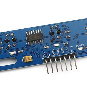 Module de capteur de suivi de ligne à 5 canaux Tcrt5000l infrarouge pour projets de robotique DIY - Product Image 4