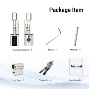 Khóa cửa thông minh vân tay mật mã Wifi chống nước kiểu châu Âu dành cho cửa gỗ nhà ở khách sạn căn hộ - Product Image 5