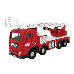 Camion de pompiers jouet pour enfants avec échelle d'accès - Matériaux TPE et silicone, taille 22 cm, résistant aux chutes pour garçons - Product Image 4