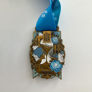 Medaglie Sportive Personalizzate 3D per Premiazioni di Lotta, Tiro con l'Arco, Corsa 5k, Maratona, Boxe, Taekwondo, Calcio con Nastro - Product Image 4