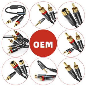 Premium 2RCA to <strong>3</strong>.5 mm HIFI Y <strong>Audio</strong> Car Speaker <strong>3</strong>.5mm Male Stereo <strong>Audio</strong> Cable to 2 <strong>RCA</strong> AUX Cable - Product Image 5