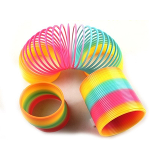 Juguete Clásico Divertido de Plástico de Gran Tamaño, Colorido, con Resorte Mágico de Arcoíris, para Niños, Regalos - Product Image 3