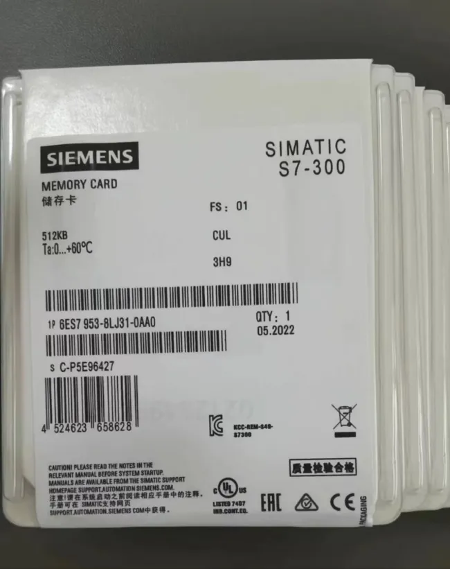 Siemens Storage Card S7-1200/1500 CPU PLC Module 6ES7954-8LP02-0AA0 Upgrade 6ES7954-8LP04-0AA0 2G Memory Card Brand New Original