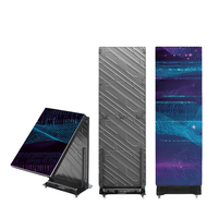 Écran flexible P2 personnalisé, table de DJ avec tiroir, double couche, lecteur LED, station d'événements, bureau, support sur roulettes, écran LED