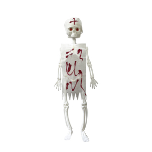 Esqueletos <span class=keywords><strong>de</strong></span> Plástico Blancos Portátiles para Halloween, Decoración Colgante, 3 Esqueletos Disfrazados para Fiestas y Casas Encantadas, Venta al Por Mayor - Product Image 2