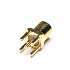 Connecteur coaxial RF <span class=keywords><strong>micro</strong></span>-miniature MCX MMCX 50 Ohm 75 Ohm 6 GHz <span class=keywords><strong>à</strong></span> fixation rapide sur circuit imprimé, <span class=keywords><strong>prise</strong></span> en laiton plaqué or - Product Image 3
