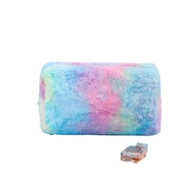 Sacs de maquillage avec Logo personnalisé mignon arc-en-ciel Tie Dye, pochette d'organisation de beauté