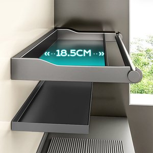 Organizzatore di <span class=keywords><strong>detersivi</strong></span> per bucato da bagno in metallo a parete facile da pulire - Product Image 3