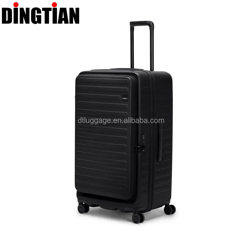 Set bagaglio a mano in alluminio professionale per bagaglio a mano trolley valigia leggera per cabina con tasche computor OEM