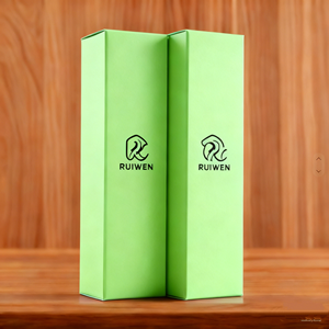 Boîte d'emballage suspendue personnalisée en carton blanc haut de gamme, matériaux recyclés, double insert, pour écouteurs et câbles de données - Product Image 2