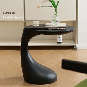 Nordic Creative Oval Small Plastic Coffee <strong>Table</strong> Modern Minimalism Living Room Bedroom Study Multi-Functional Corner Side Bedside - Product Image 2