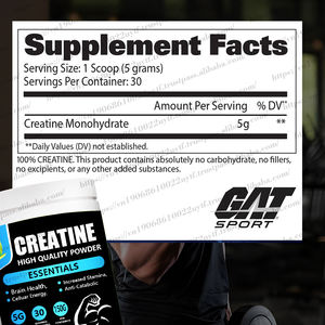 Polvo de creatina OEM ODM, suplemento de nutrición deportiva, polvo de Monohidrato de Creatina, ganador de masa muscular, polvo de preentrenamiento - Product Image 2