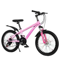 Vélo de montagne confortable en caoutchouc avec pneus gonflables, pédales en alliage d'aluminium, populaire pour enfants, 15 vitesses, 18, 20, 22, 24 pouces, 150 kg