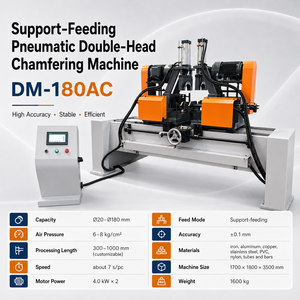 Máquina Biseladora de Varillas de Doble Cabezal de Grado Industrial con Alimentación Automática para Líneas de Producción de Alta Capacidad - Product Image 2