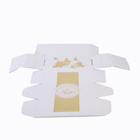 Emballage de café personnalisé, coffret cadeau de café haut de gamme avec boîte en carton dorée de style avion et impression couleur intégrale de la carte à l'intérieur