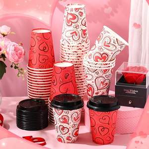 Vasos de Pulpa de Madera Biodegradables de Pared Simple para Bebidas Calientes/Frías de 6oz-32oz, Impresión Flexográfica con Logotipo Personalizado - Product Image 4