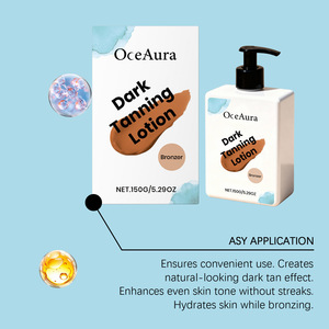 Private Label OceAura Organic Self Tanning Lotion 150g Large Moisturizing Sun Dark Tanning <strong>Beach</strong> <strong>Cream</strong> Long Lasting - Product Image 3