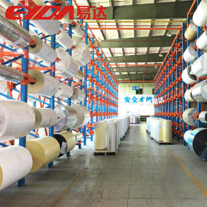 رفوف تخزين مخصصة للفائف الكابلات في المستودعات، رفوف لفائف للاستخدام في تغليف الأفلام، رفوف لفائف صناعية شديدة التحمل - Product Image 3