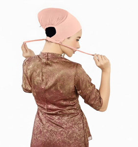 Bonnet intérieur en coton tricoté décontracté pour femme, anti-douleur auriculaire, personnalisable, idéal pour l'automne - Product Image 3