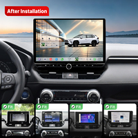 Autoradio Android Youducar 12,5 pouces IPS pour RAV4 2019-2025, unité centrale de navigation pour tableau de bord avec aide au recul, garantie 1 an