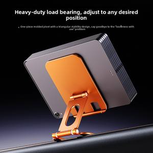 Support pliable pour téléphone portable et tablette <span class=keywords><strong>en</strong></span> alliage <span class=keywords><strong>d</strong></span>'aluminium T2max, portable, réglable, universel pour <span class=keywords><strong>regarder</strong></span> <span class=keywords><strong>la</strong></span> télévision <span class=keywords><strong>en</strong></span> <span class=keywords><strong>direct</strong></span> - Product Image 4