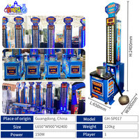 Machine de jeu d'arcade à marteau pour enfants, à monnayeur, pour usage commercial, avec détection de mouvement, compatible anglais, pour adultes et enfants, vente en gros