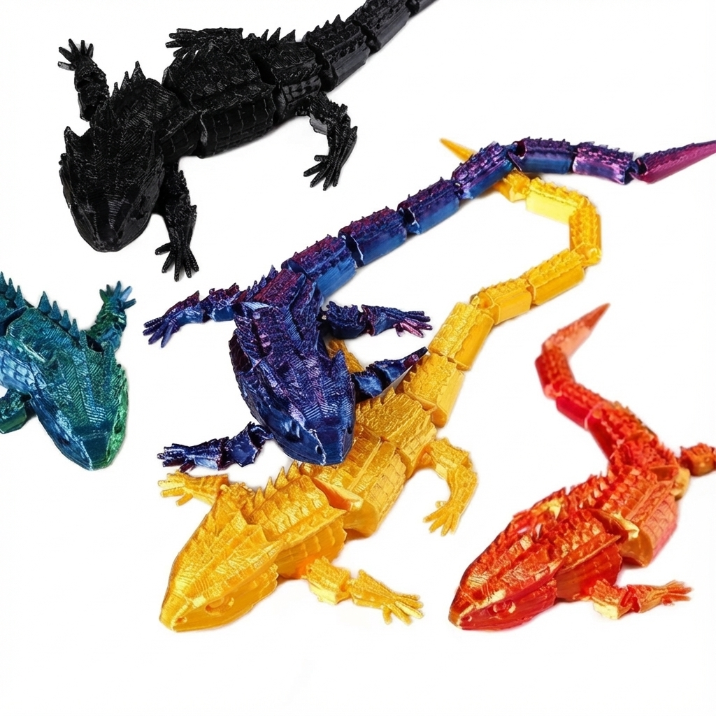 子供向けのリアルなプラスチックトカゲおもちゃフィギュアで、魅力的な