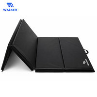 Colchoneta de Gimnasia de PVC al por Mayor, Plegable con Conectores de Velcro, Portátil, 5 cm de Grosor, para Entrenamiento Profesional de Acrobacias