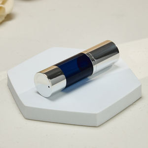 Récipient de luxe rond AS Airless de 30ml pour lotion avec bouteille de couleur bleue personnalisée en aluminium pour artisanat <span class=keywords><strong>électrique</strong></span> vente en gros - Product Image 4