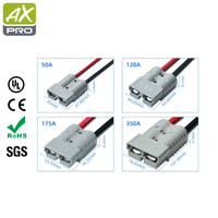 Câbles de connecteurs de charge haute intensité personnalisés 50A 350A, faisceau de câbles, assemblage de câbles d'alimentation isolés en PVC pour véhicules à énergie nouvelle