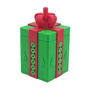Christmas Surprise <b>Prank</b> <b>Gift</b> Box 3D Printed PLA Craft Ornament with Funny Spoof Design for Holiday Party Present - Product Image 5