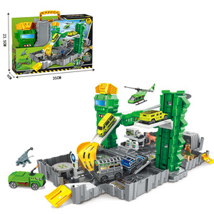 En gros, <span class=keywords><strong>Garage</strong></span> de stationnement pliable <span class=keywords><strong>pour</strong></span> voitures de slot avec piste de dinosaures, jouet promotionnel <span class=keywords><strong>pour</strong></span> enfants - Product Image 3