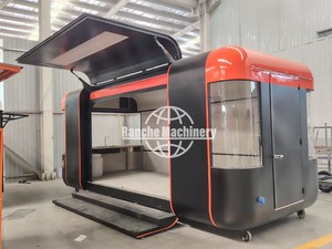 Mini chariot mobile standard australien Food Truck Chine acier inoxydable crème glacée Pizza boulangerie & Fast Food remorque pour cave - Product Image 4