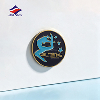Aimant de réfrigérateur en métal 2D/3D Longzhiyu, design créatif, autocollant magnétique IP, pour souvenir