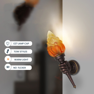 Design unico torcia lampada da parete per Home Bar ristorante all'aperto balcone lampada a parete torcia per scopi decorativi - Product Image 2