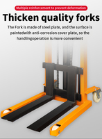 Produsen Dari Cina New Hot Sea Port Lifter 3000Kg Manual Pallet Robot Stacker Forklift