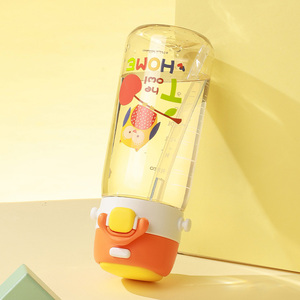 PINKAH Nueva Botella de Agua de Dibujos Animados de 620 ml, Duradera, Libre de BPA, a Prueba de Fugas, de PPSU, con Correa y Pajita para Niños, Escuela, Deportes, Viajes - Product Image 2