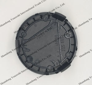 Capuchons de <span class=keywords><strong>moyeu</strong></span> central de roue noirs classiques de 75mm adaptés au couvercle central des jantes de roue de couronne <span class=keywords><strong>Mercedes</strong></span>-Benz <span class=keywords><strong>AMG</strong></span> - Product Image 4